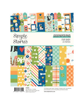 Simple Stories Fur Baby 6x8 Inch Paper Pad (24026)