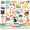 Simple Stories Fur Baby Cat Cardstock Stickers (24014)