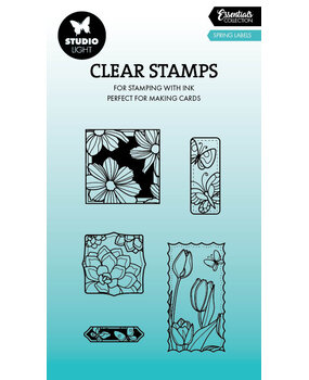 Studio Light Spring Labels Essentials Clear Stamp (SL-ES-STAMP811) (DISCONTINUED)