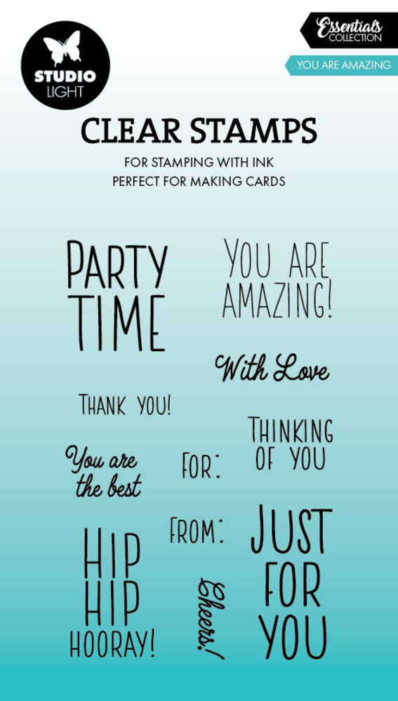 Studio Light You Are Amazing Essentials Clear Stamp (SL-ES-STAMP809) (DISCONTINUED)