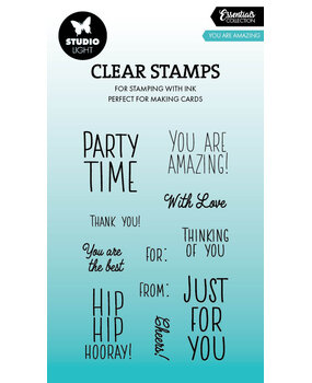 Studio Light You Are Amazing Essentials Clear Stamp (SL-ES-STAMP809) (DISCONTINUED)