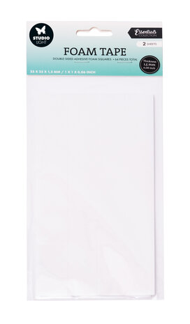 Studio Light Foam Tape Double-sided Squares 25x25mm (2 sheets) (SL-ES-FOAMT08) (BASIC)