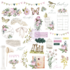 Serene Petals Ephemera Vintage Flutter (78pcs) (671259)