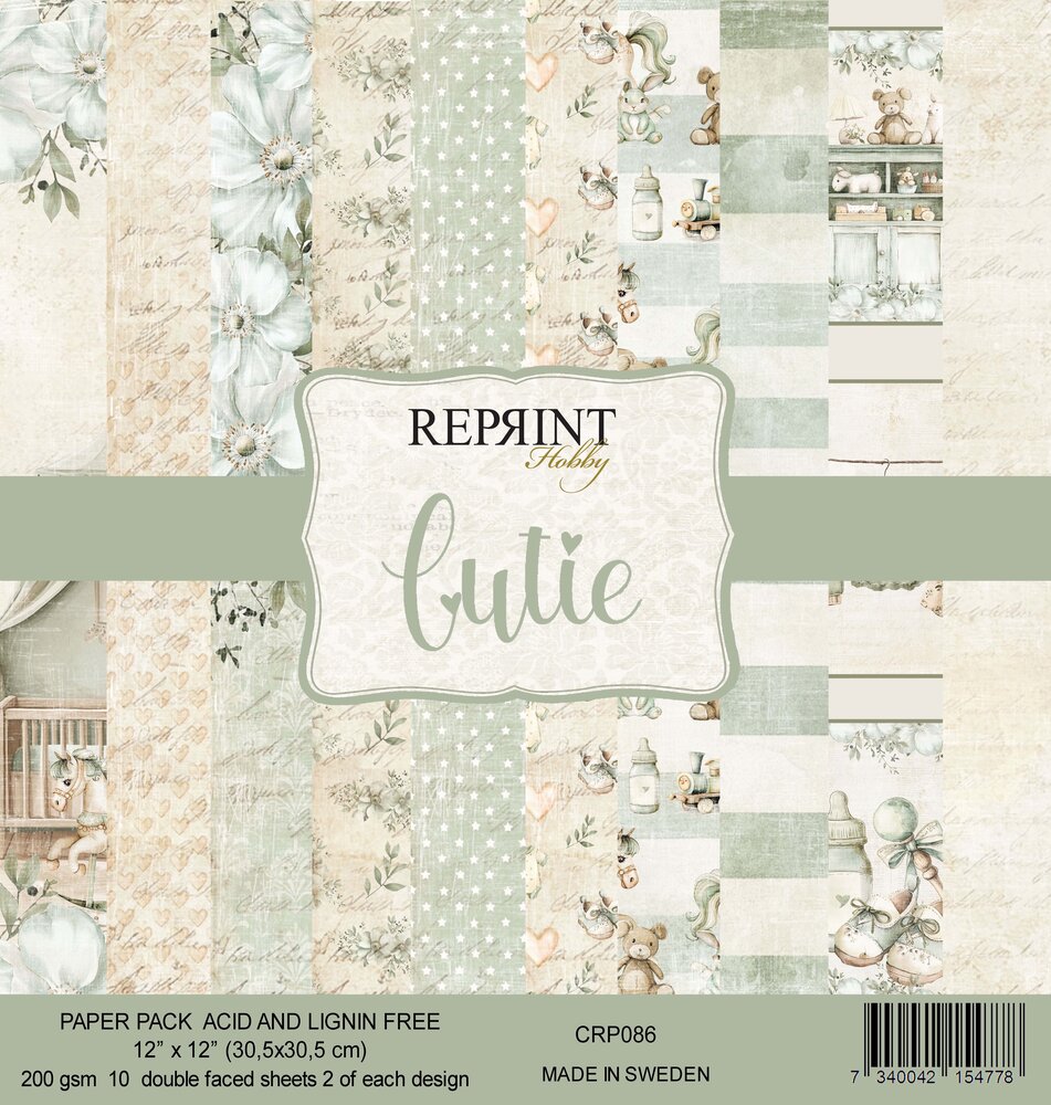Reprint Cutie 12x12 Inch Paper Pack (CRP086) Reprint Cutie 12x12 Inch Paper Pack (CRP086)