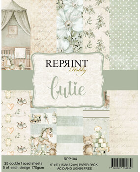 Reprint Cutie 6x6 Inch Paper Pack (RPP104) Reprint Cutie 6x6 Inch Paper Pack (RPP104)