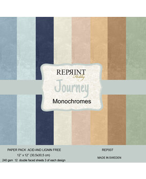 Reprint Journey 12x12 Inch Cardstock (REP007)