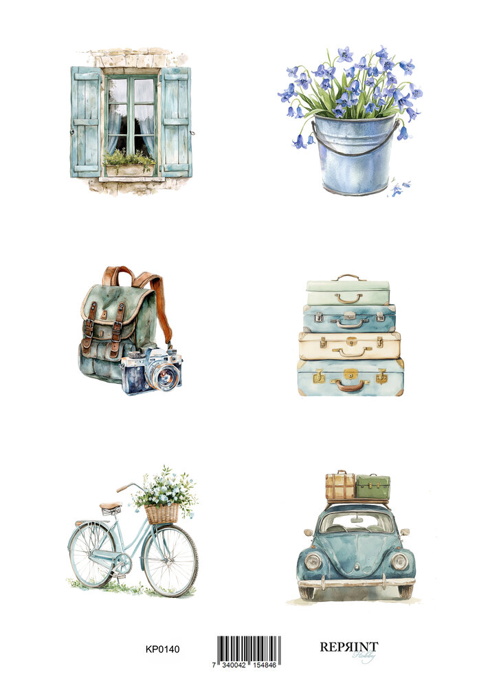 Reprint Journey A4 Cutouts (KPA4106) Reprint Journey A4 Cutouts (KPA4106)