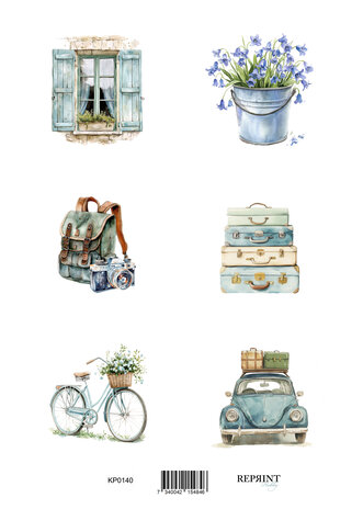 Reprint Journey A4 Cutouts (KPA4106) Reprint Journey A4 Cutouts (KPA4106)