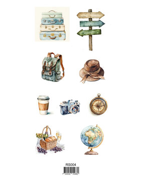 Reprint Journey 10x20cm Stickers (RS004) Reprint Journey 10x20cm Stickers (RS004)