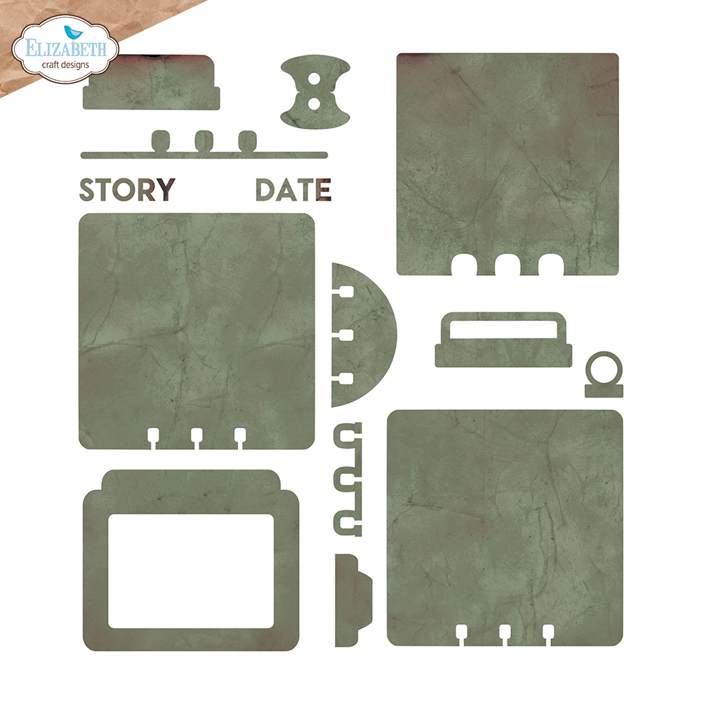 Elizabeth Craft Designs Card Lab Die Planner Cards 1 (2223) Elizabeth Craft Designs Card Lab Die Planner Cards 1 (2223)