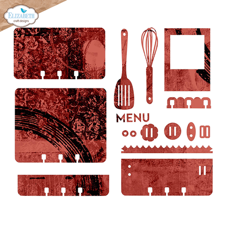 Elizabeth Craft Designs Card Lab Die Planner Cards 2 (2224) Elizabeth Craft Designs Card Lab Die Planner Cards 2 (2224)
