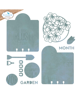 Elizabeth Craft Designs Card Lab Die Planner Cards 3 (2225) Elizabeth Craft Designs Card Lab Die Planner Cards 3 (2225)