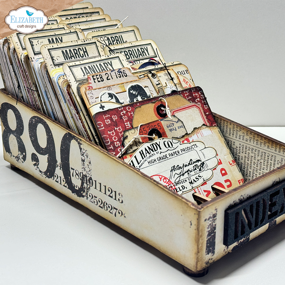 Elizabeth Craft Designs Card Lab Planner Card Box (W0001) Elizabeth Craft Designs Card Lab Planner Card Box (W0001)