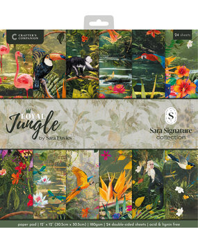 Crafter's Companion Royal Jungle 12x12 Inch Paper Pad (S-RJ-PAD12)