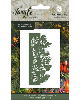 Crafter's Companion Royal Jungle Metal Die Edge’eable Foliage Border (S-RJ-MD-EDG-FOBO)