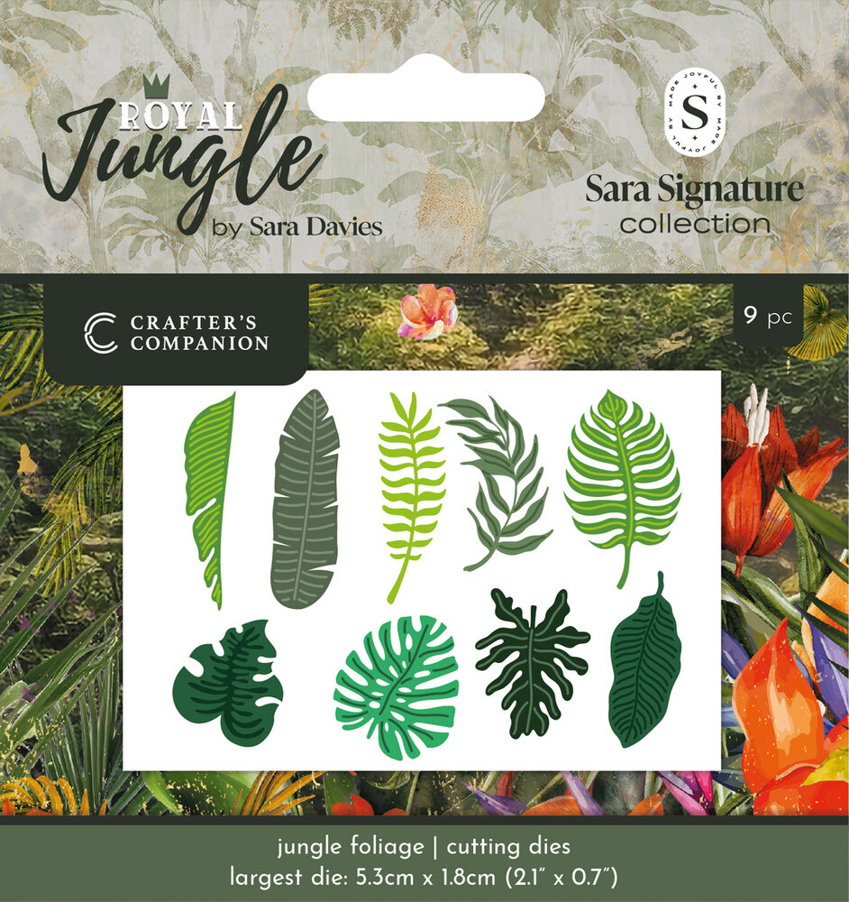 Crafter's Companion Royal Jungle Metal Dies Jungle Foliage (S-RJ-MD-JUFO)