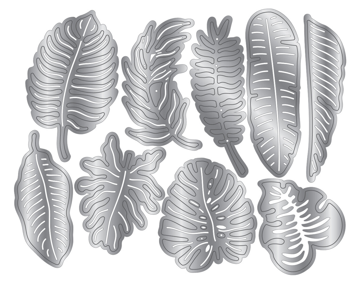Crafter's Companion Royal Jungle Metal Dies Jungle Foliage (S-RJ-MD-JUFO)