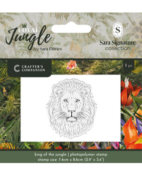 Crafter's Companion Royal Jungle Photopolymer Stamp King of the Jungle (S-RJ-STP-KING)