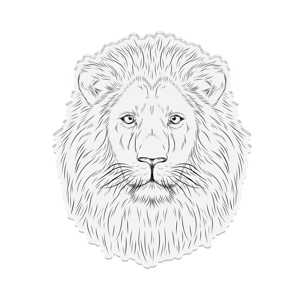 Crafter's Companion Royal Jungle Photopolymer Stamp King of the Jungle (S-RJ-STP-KING) Crafter's Companion Royal Jungle Photopolymer Stamp King of the Jungle (S-RJ-STP-KING)