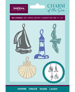Crafter's Companion Charm of the Sea Metal Die Sea Charms  (SD-COTS-MD-SECH)