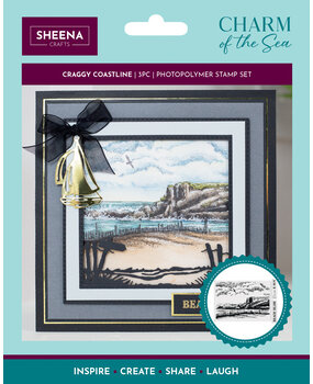 Crafter's Companion Charm of the Sea Photopolymer Stamp Set Craggy Coastline (SD-COTS-STP-CRCO)