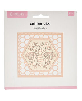 Crafter's Companion Fancy Frame Metal Die Create-a-Card Bumbling Bee (CC-MD-CAD-BUMB)