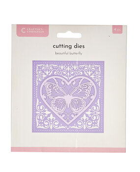Crafter's Companion Fancy Frame Metal Die Create-a-Card Beautiful Butterfly (CC-MD-CAD-BEAB)