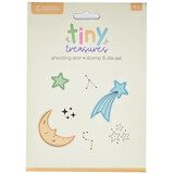 Crafter's Companion Tiny Treasures Collection Stamp & Die Shooting Star (CC-TT-STD-SHST)