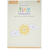 Crafter's Companion Tiny Treasures Collection Stamp & Die Sun and Clouds (CC-TT-STD-SUCL)