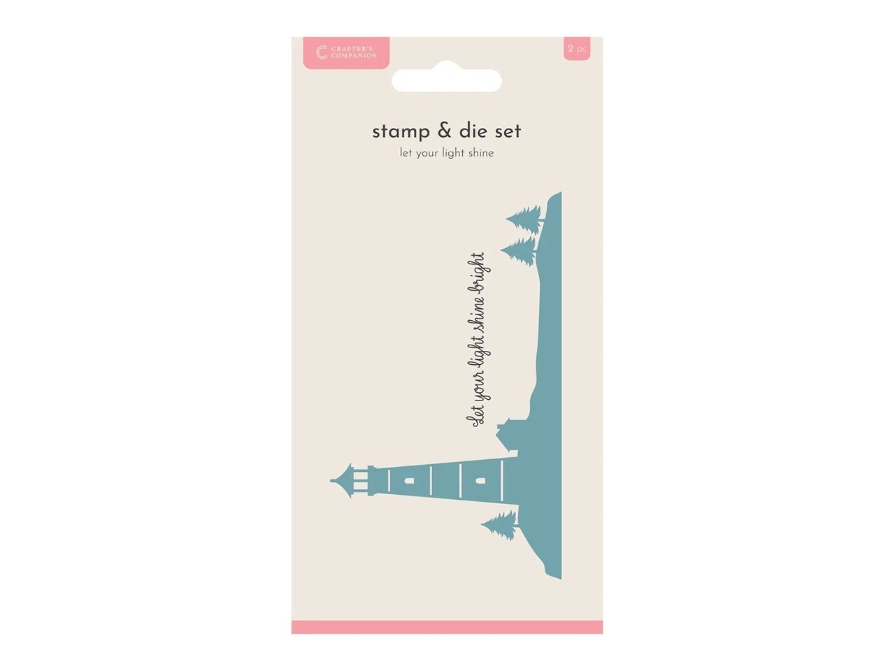 Crafter's Companion Ombre Inkpads and Designed Items Stamp and Die Let your Light Shine (CC-STD-LYLS) Crafter's Companion Ombre Inkpads and Designed Items Stamp and Die Let your Light Shine (CC-STD-LYLS)