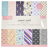 Crafter's Companion Ladies Through The Ages 6x6 Inch Paper Pad Timeless Textiles (CC-PAD6-TITE)