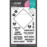 Hero Arts Love Note Messages PolyClear Stamps (CM798)