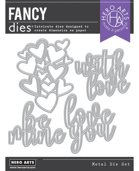 Hero Arts Love & Hearts Fancy Dies (DF244)