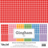Echo Park Bold Gingham 12x12 Inch Collection Kit (BLG417016)