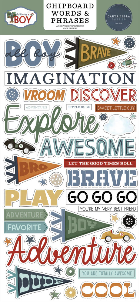 Carta Bella That's My Boy Mega Bundle (CBB419050)