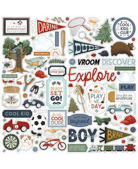 Carta Bella That's My Boy Element Sticker (CBB419014)