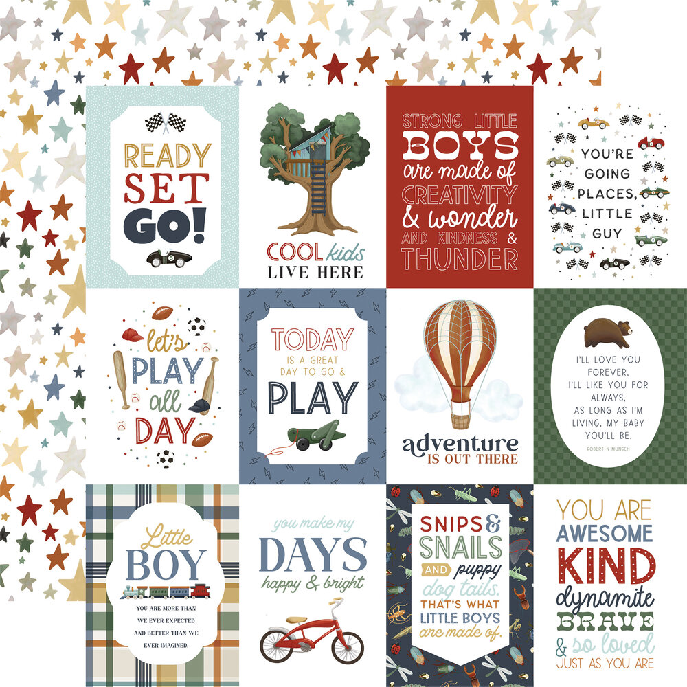 Carta Bella That's My Boy 12x12 Inch Collection Kit (CBB419016) Carta Bella That's My Boy 12x12 Inch Collection Kit (CBB419016)