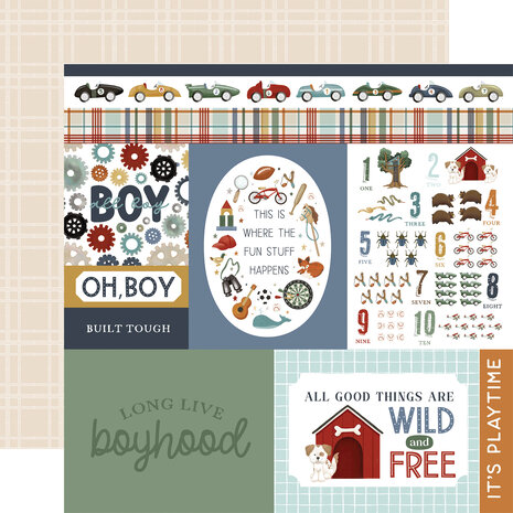 Carta Bella That's My Boy 12x12 Inch Collection Kit (CBB419016) Carta Bella That's My Boy 12x12 Inch Collection Kit (CBB419016)