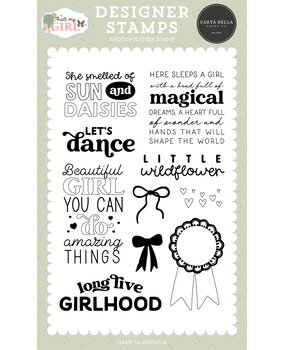 Carta Bella That's My Girl Designer Stamps Girlhood (CBG418045)