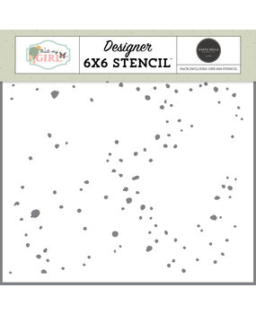 Carta Bella That's My Girl Stencil Create Paint Splatter (CBG418036)
