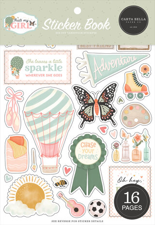Carta Bella That's My Girl Sticker Book (CBG418029)