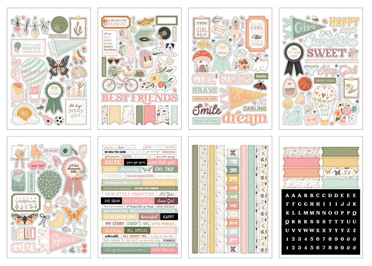 Carta Bella That's My Girl Sticker Book (CBG418029)