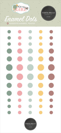 Carta Bella That's My Girl Enamel Dots (CBG418028)