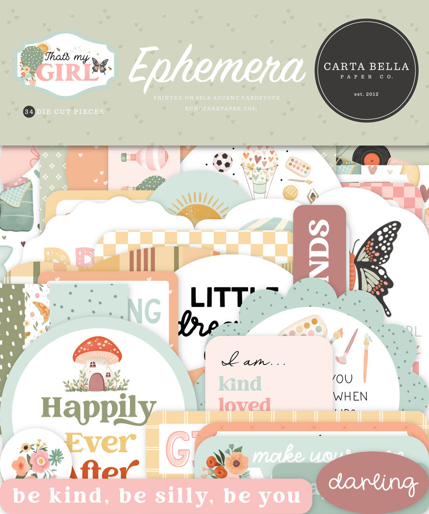 Carta Bella That's My Girl Ephemera (CBG418024) Carta Bella That's My Girl Ephemera (CBG418024)
