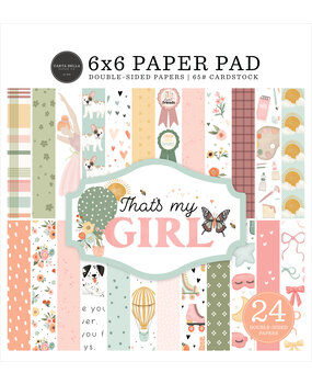 Carta Bella That's My Girl 6x6 Inch Paper Pad (CBG418023)