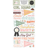 Carta Bella That's My Girl Chipboard Words & Phrases (CBG418022)