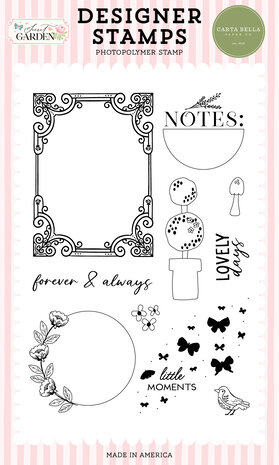 Carta Bella Secret Garden Designer Stamps Little Moments (CBGD421045) Carta Bella Secret Garden Designer Stamps Little Moments (CBGD421045)