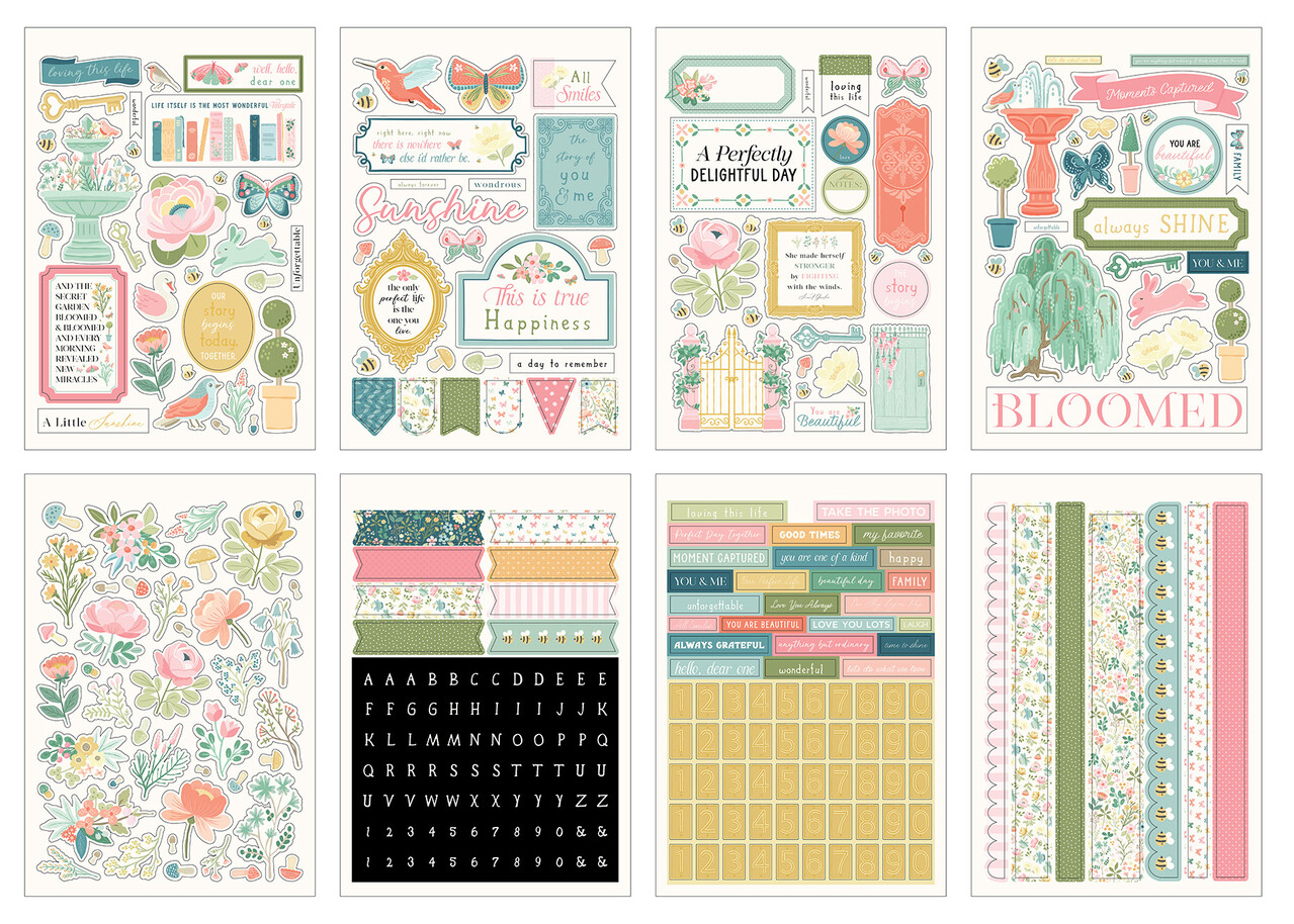 Carta Bella Secret Garden Sticker Book (CBGD421029)