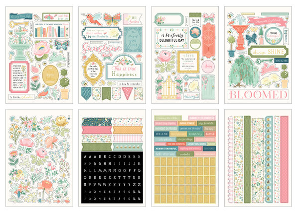 Carta Bella Secret Garden Sticker Book (CBGD421029)