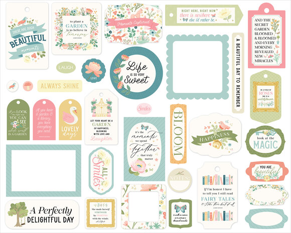 Carta Bella Secret Garden Frames & Tags (CBGD421025) Carta Bella Secret Garden Frames & Tags (CBGD421025)